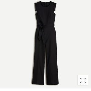Jcrew resume jumpsuit in stretch linen